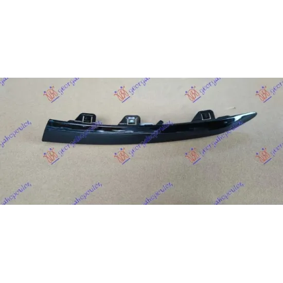 FRONT BUMPER SPOILER MOULDING BLACK POLISHED (AMG-LINE)