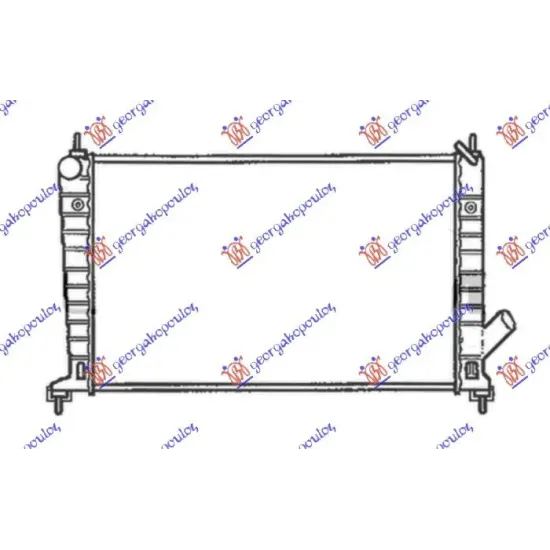 RADIATOR 2.0-2.3 PETROL +/- A/C MANUAL (-01) (608x359)