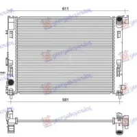 RADIATOR 0.9 IG-T PETROL - 1.5 dCi DIESEL (510x395x12) (KOYO)