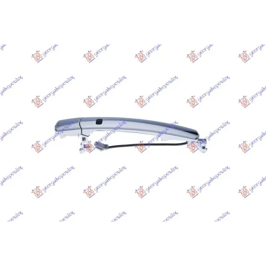 DOOR HANDLE FRONT OUTER CHROME (WITH SENSOR)