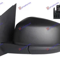 DOOR MIRROR ELECTRIC HEATED FOLDABLE BLACK (7pin) (A QUALITY) (CONVEX GLASS)