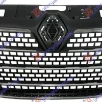 GRILLE BLACK WITH 7 CHROME MOULDINGS