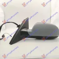 DOOR MIRROR ELECTRIC HEATED FOLDABLE WITH MEMORY PRIMED (WITH SIDE LAMP : BLIS) 10- (ASPHERICAL GLASS)