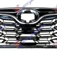 GRILLE WITH CHROME MOULDING