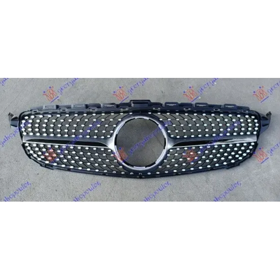 GRILLE (AMG/AMG LINE) (DIAMANT TYPE) (MOULDING SILVER/CHROME)