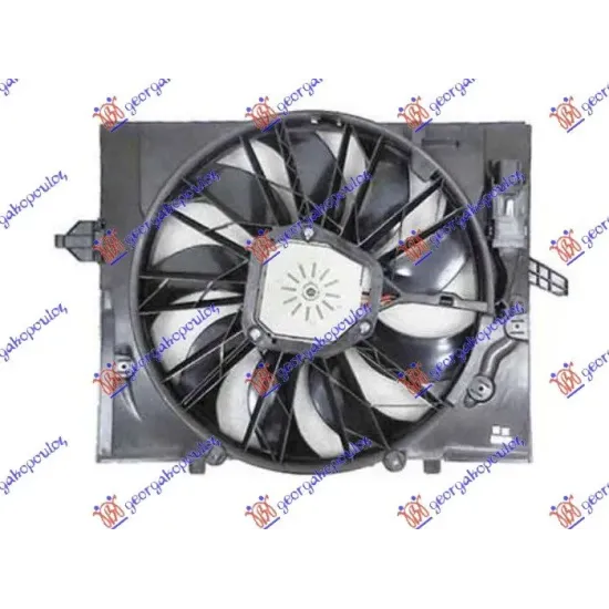 COOLING FAN ASSEMBLY 2.0-2.2-2.5-3.0-4.4 PETROL (495mm) (3 pins)