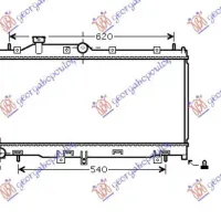 RADIATOR 2.0-2.5i-16V(34x68.5x16) MANUAL