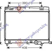 RADIATOR BENZINĂ 1.33 (73/74KW) (09-11) (350x480)