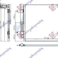 CONDENSER 1.4 TSi PETROL - 2.0 TDi DIESEL (540x450x16) 15-