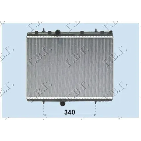 RADIATOR PETROL-DIESEL (650x410x26) (TYPE CALSONIC)