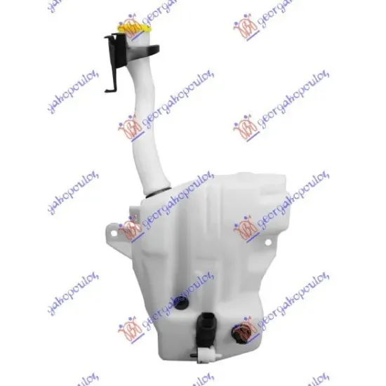 WIPER WASHER TANK WITH MOTOR & NECK & SENSOR & HEAD LAMP WASH HOLE