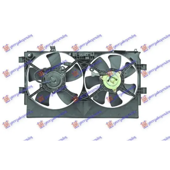 COOLING FAN ASSEMBLY TWIN DIESEL 1.8-2.0-2.2 (2+4 PLUGS)