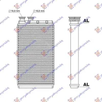 HEATER RADIATOR PETROL-DIESEL +HYBRID (220x152)