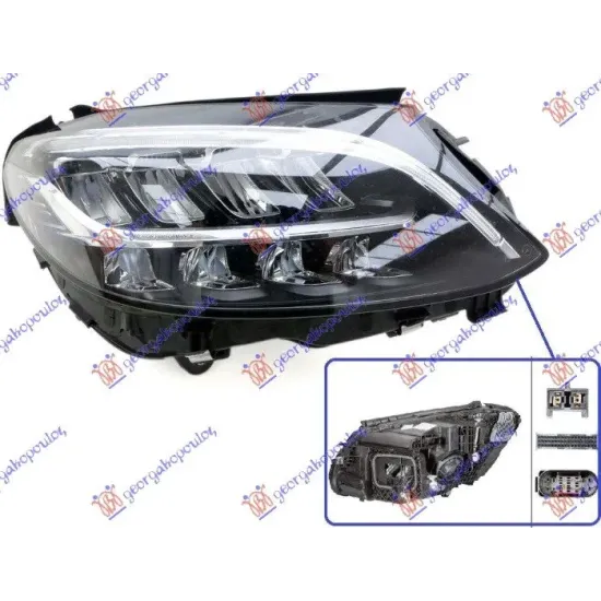 HEAD LAMP MULTIBEAM LED (WITHOUT LOGO) (HELLA)