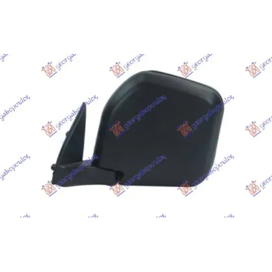 DOOR MIRROR MANUAL BLACK (A QUALITY) (CONVEX GLASS)