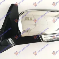 DOOR MIRROR ELECTRIC HEATED FOLDABLE (WITH LAMP & FOOT LAMP) CHROME