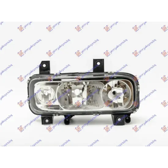 HEAD LAMP ELECTRIC WITH FLH 04- (H7-H1-H1) (E) (DEPO)