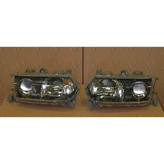 HEAD LAMP SET BLACK