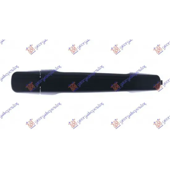 DOOR HANDLE REAR OUTER BLACK