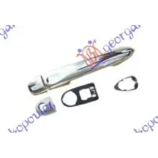 DOOR HANDLE FRONT /REAR OUTER (RH=LH) CHROME