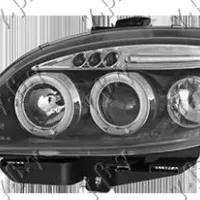 HEAD LAMP SET EAGLE EYES BLACK