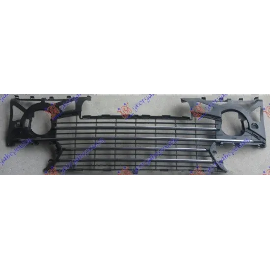 FRONT BUMPER GRILLE WITH CHROME MOULDINGS