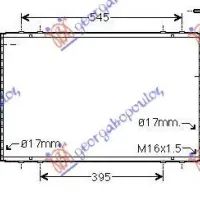 RADIATOR 1.5 HYBRID (600x350x16) (KOYO)