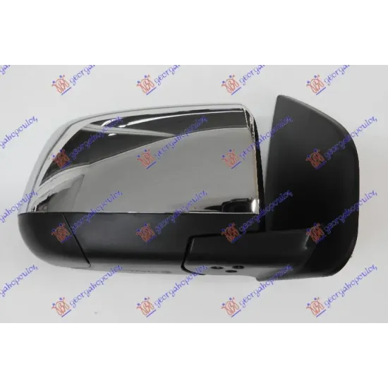DOOR MIRROR ELECTRIC CHROME (4PIN) (A QUALITY) (CONVEX GLASS)