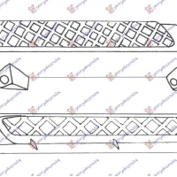 BUMPER GRILLE SIDE 3D