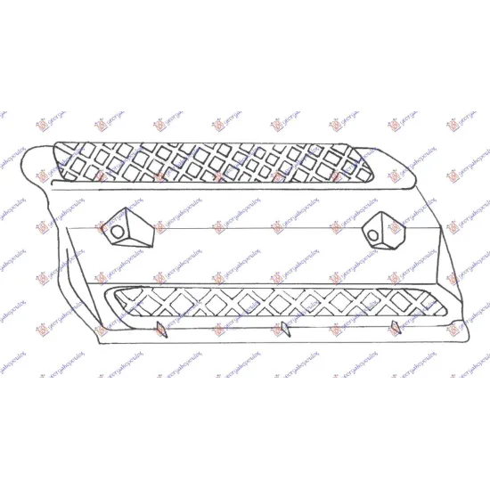 BUMPER GRILLE SIDE 3D