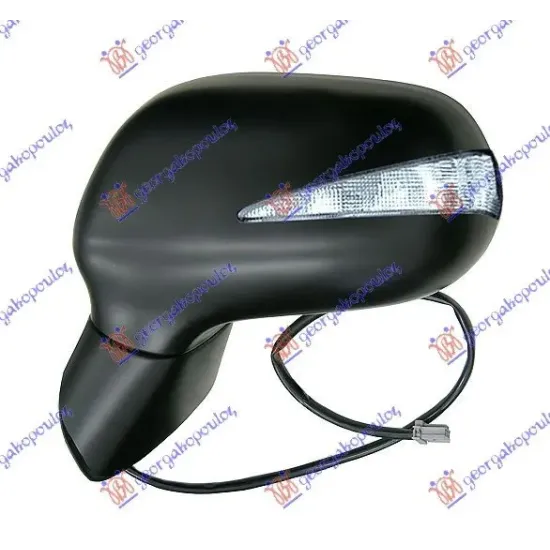 DOOR MIRROR ELECTRIC WITH SG/LAMP (E) (A QUALITY) (CONVEX GLASS)