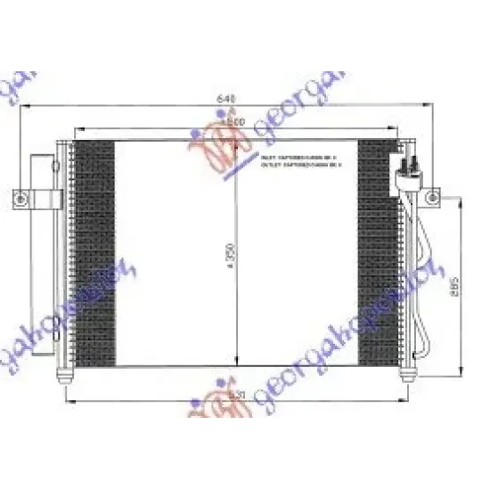 CONDENSOR 1.5 CRDi (51x35x18)