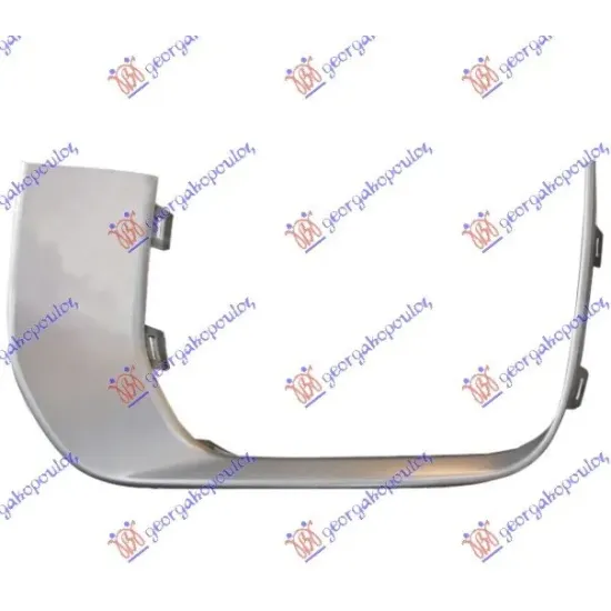 FRONT BUMPER GRILLE FRAME SILVER