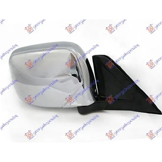 DOOR MIRROR MANUAL CHROME 2WD (FLAT GLASS)