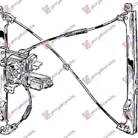 WINDOW REGULATOR ELECTRIC FRONT COMFORT(A QUALITY)