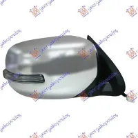 DOOR MIRROR ELECTRIC CHROME (WITH LAMP)