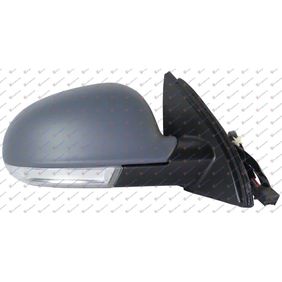 DOOR MIRROR ELECTRIC HEATED PRIMED .(WITH FL&SIDE LAMP FOOT LAMP .)