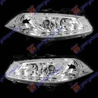 HEAD LAMP SET A5 TYPE CHROME