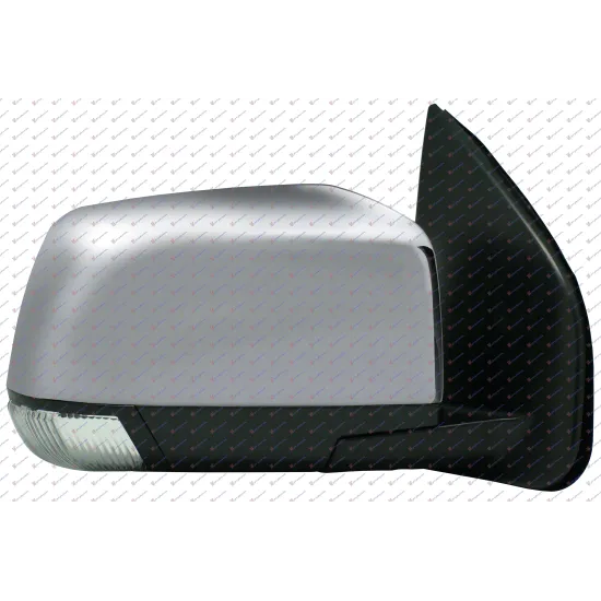 DOOR MIRROR ELECTRIC CHROME (WITH LED LAMP) (CONVEX GLASS)