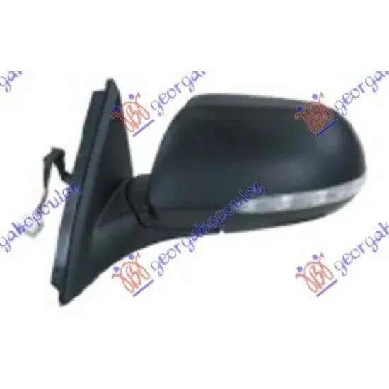 DOOR MIRROR HEATED PRIMED FOLDABLE (WITH LAMP)