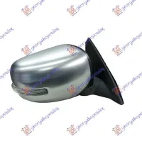 DOOR MIRROR MANUAL CHROME (WITH SIDE LAMP)
