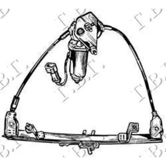 WINDOW REGULATOR FRONT ELECTRIC 3D (A QUALITY)