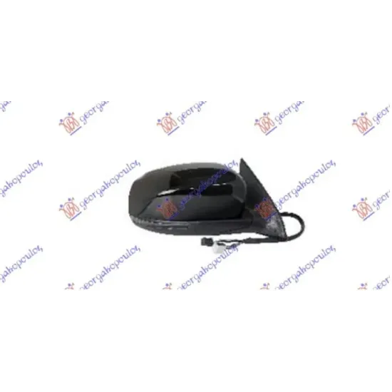 DOOR MIRROR ELECTRIC HEATED PRIMED FOLDABLE .(WITH SIDE LAMP & FRONT LAMP) (A QUALITY)