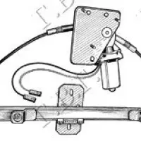 WINDOW REGULATOR ELECTRIC REAR (A QUALITY)