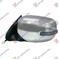 DOOR MIRROR ELECTRIC CHROME (WITH LAMP)