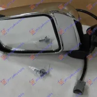 DOOR MIRROR ELECTRIC CHROME (DOUBLE CAB-4D) (A QUALITY) (CONVEX GLASS)