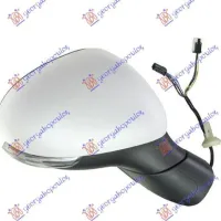 DOOR MIRROR ELECTRIC HEATED WITH CROME COVER (WITH SIDE LAMP : SENSOR) (CONVEX GLASS)