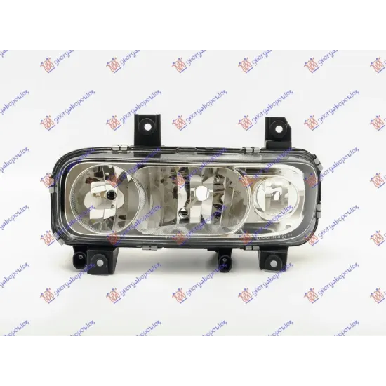 HEAD LAMP ELECTRIC WITH FLH 04- (H7-H1-H1) (E) (DEPO)