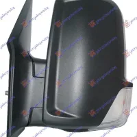 DOOR MIRROR MANUAL 09- WITH SIDE LAMP (CONVEX GLASS)