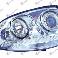 HEAD LAMP (SET) EAGLE EYES CHROME